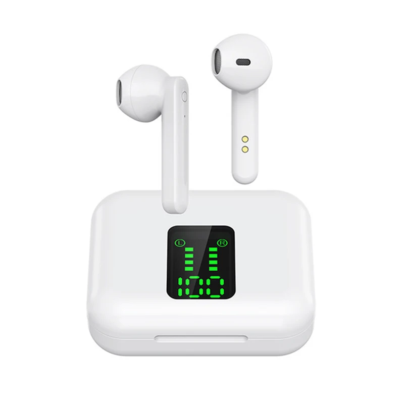 BEESCLOVER X15 TWS Bluetooth 5 0 Earphone Wireless Stereo music Earphone with LED Display Bluetooth Headset with Charging Case