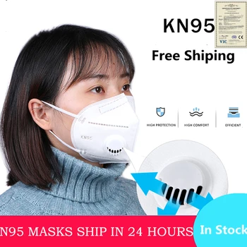 

Hot 3C-10PCS/Pack N95 Mask PM2.5 Anti Haze Dust Mask Nose Filter Windproof Face Non-Woven Mask