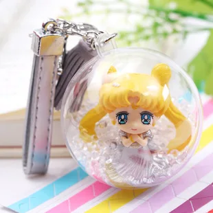 Сумка для ключей аксессуары Подвеска LoveLive красивая девушка хрустальный шар Кожа Веревка замша мульти-выбор