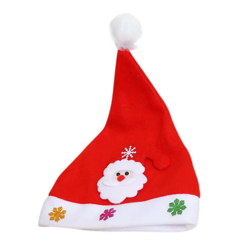 Santa Claus Christmas Santa Claus Hat Unisex Adult Red Cap Novelty Classic Hat For Party Decoration - Цвет: Santa Claus