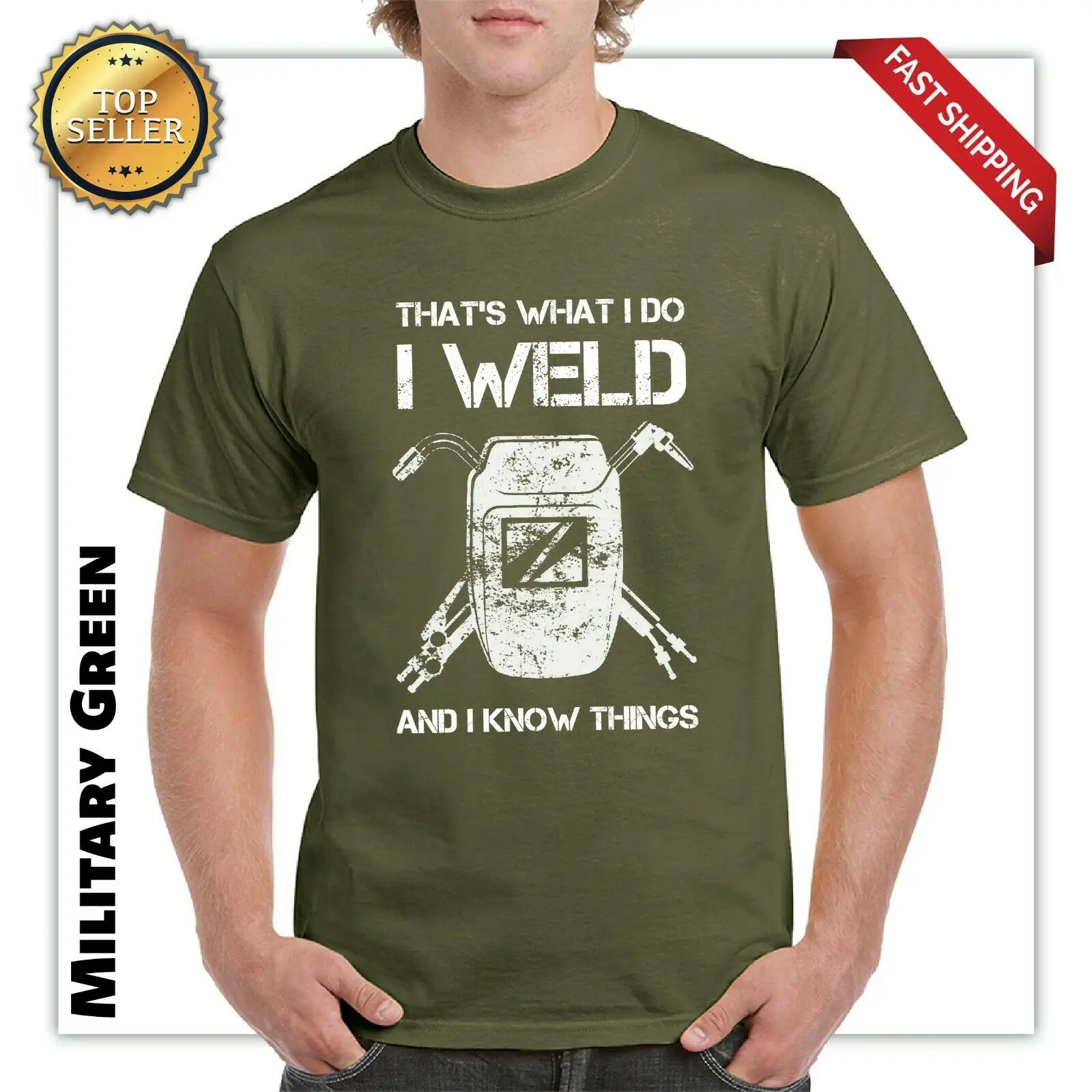 The'S What I Do I Weld and I Know Things Funny Orna men tal Welding Модные мужские футболки с принтом на заказ