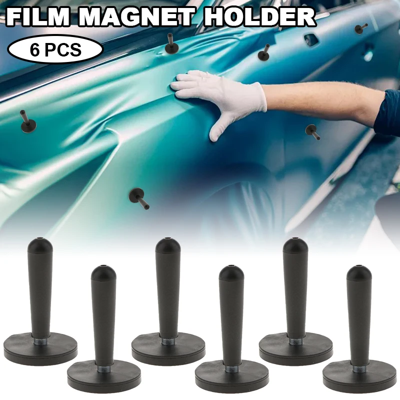 6Pcs Supporti Per Magneti Car Wrap Wrap Pellicola In Vinile Supporto Magnetico Per Ventosa Car Wrap Magnete Per Pellicola In Vinile Installa Strumenti