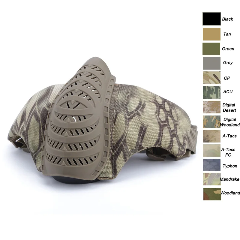 Outdoor Airsoft Shooting Face Protection Gear Half Face Tactical Airsoft Mask