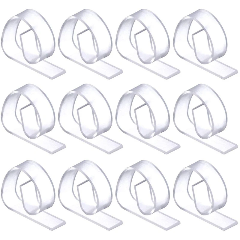 

Transparent Plastic Tablecloth Clips-Tablecloth Clips, Clips for Family Parties and Picnics, Set Of 50