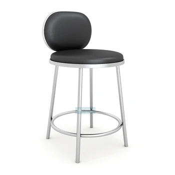 

Nordic Bar Chair Modern Simple Jewelry Shop Special Stand Cashier Front Backrest