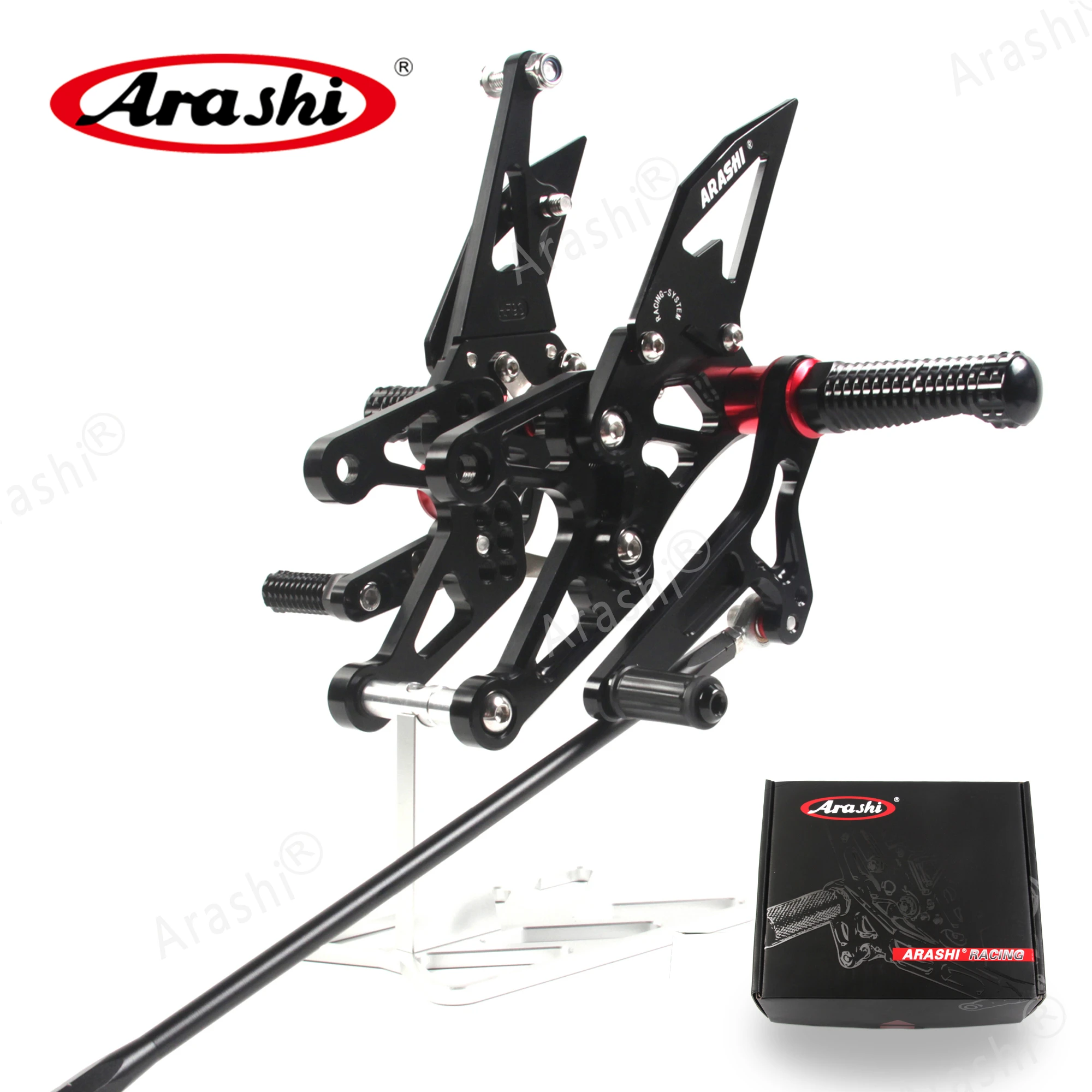 

Arashi Motorcycle Rider Footrest For YAMAHA YZF R1 2007-2008 Rear Sets CNC Adjustable Foot Pegs Rearset YZF-R1 YZFR1 2007 2008
