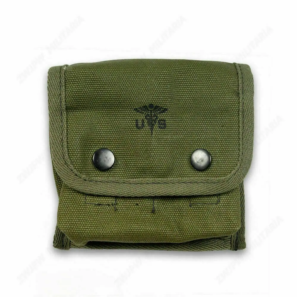 WWII WW2 US Army Marines Medic M2 Jungle First Aid Pouch War Reenactments tomwang2012