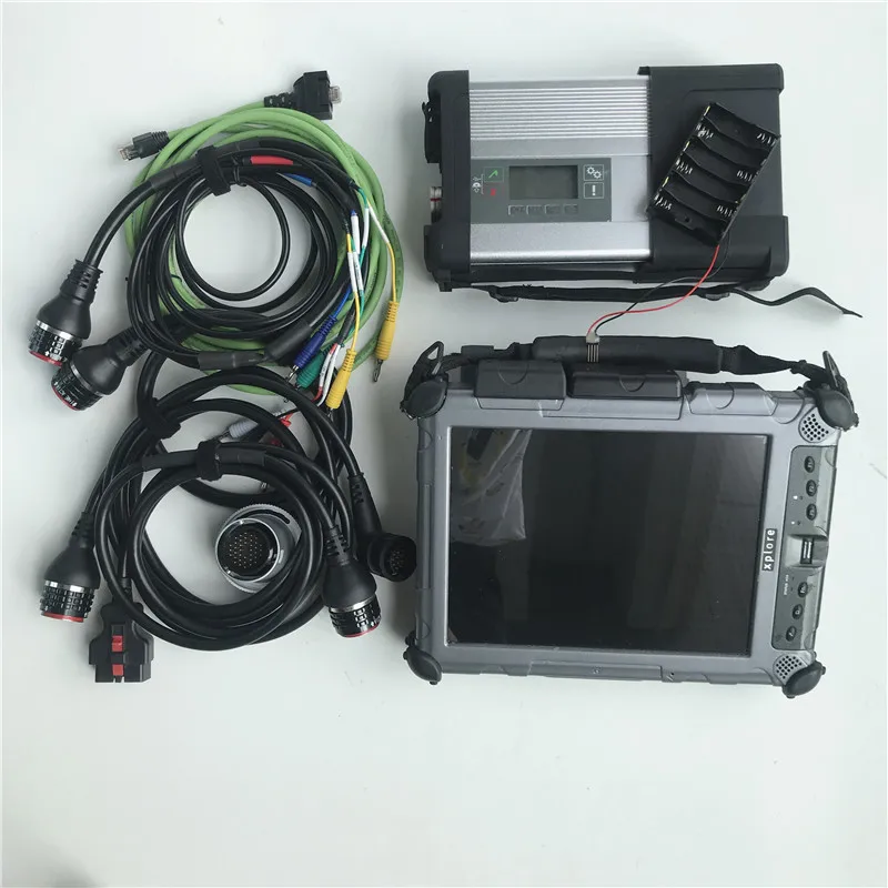 Super MB Star C5 беспроводной SD Connect для автомобилей и грузовиков с Xplore IX104 планшет (I7 4 Гб)