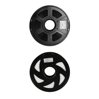 

2 Roll 3D Printer 1KG Printing Filament 1.75mm PLA Black & White