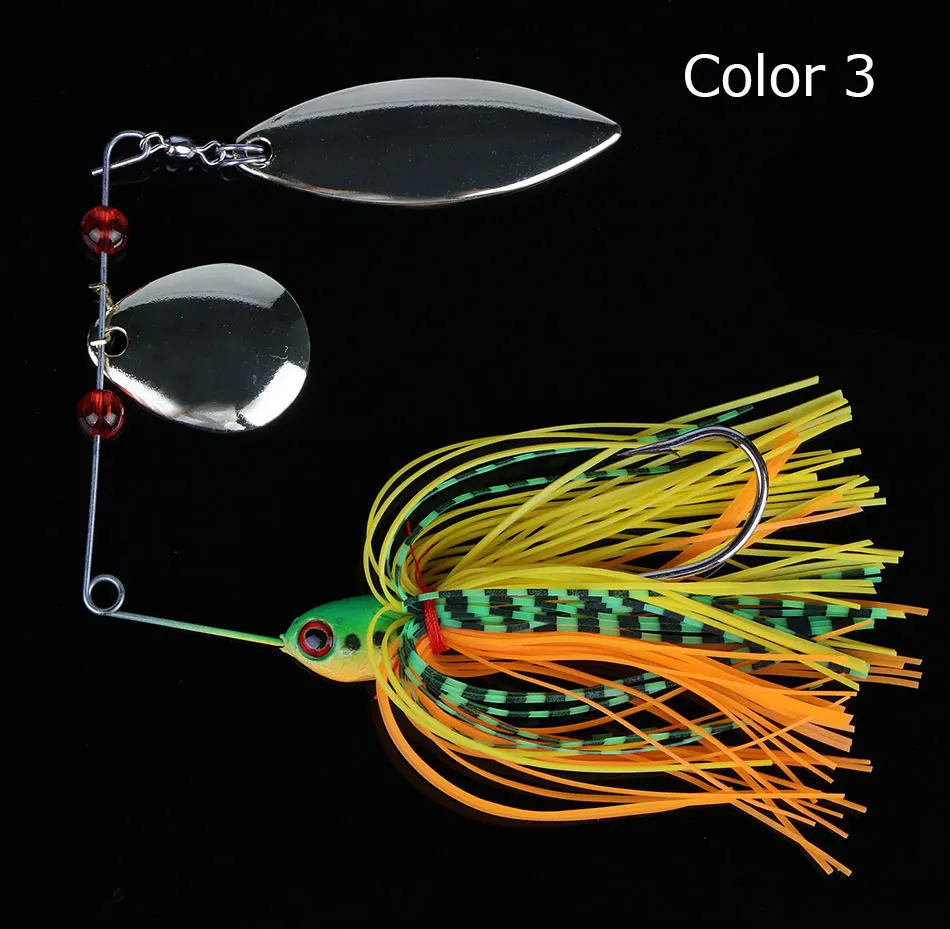 spinnerbait fishing lure spoon spinner bait (8)