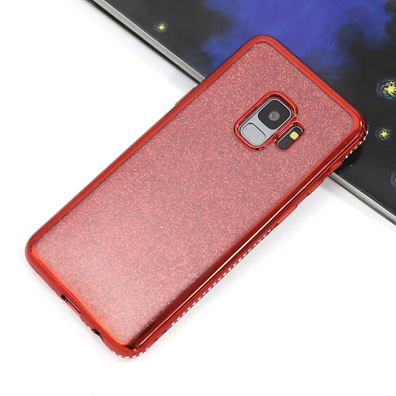 Чехол для samsung Galaxy Note 10 Pro 9 8 S10 E S9 S8 плюс S7 край M10 M20 M30 A10 A20E A30 A40 A50 A6 A7 A8 A5 чехол для телефона - Цвет: Красный
