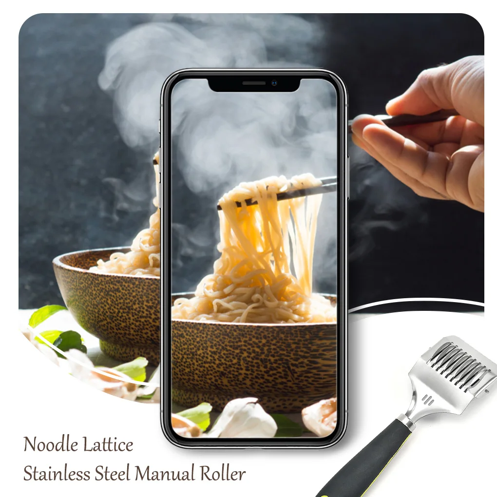 Noodle Lattice Roller Pasta Maker Kitchen Rolling Slicer Home Supplies