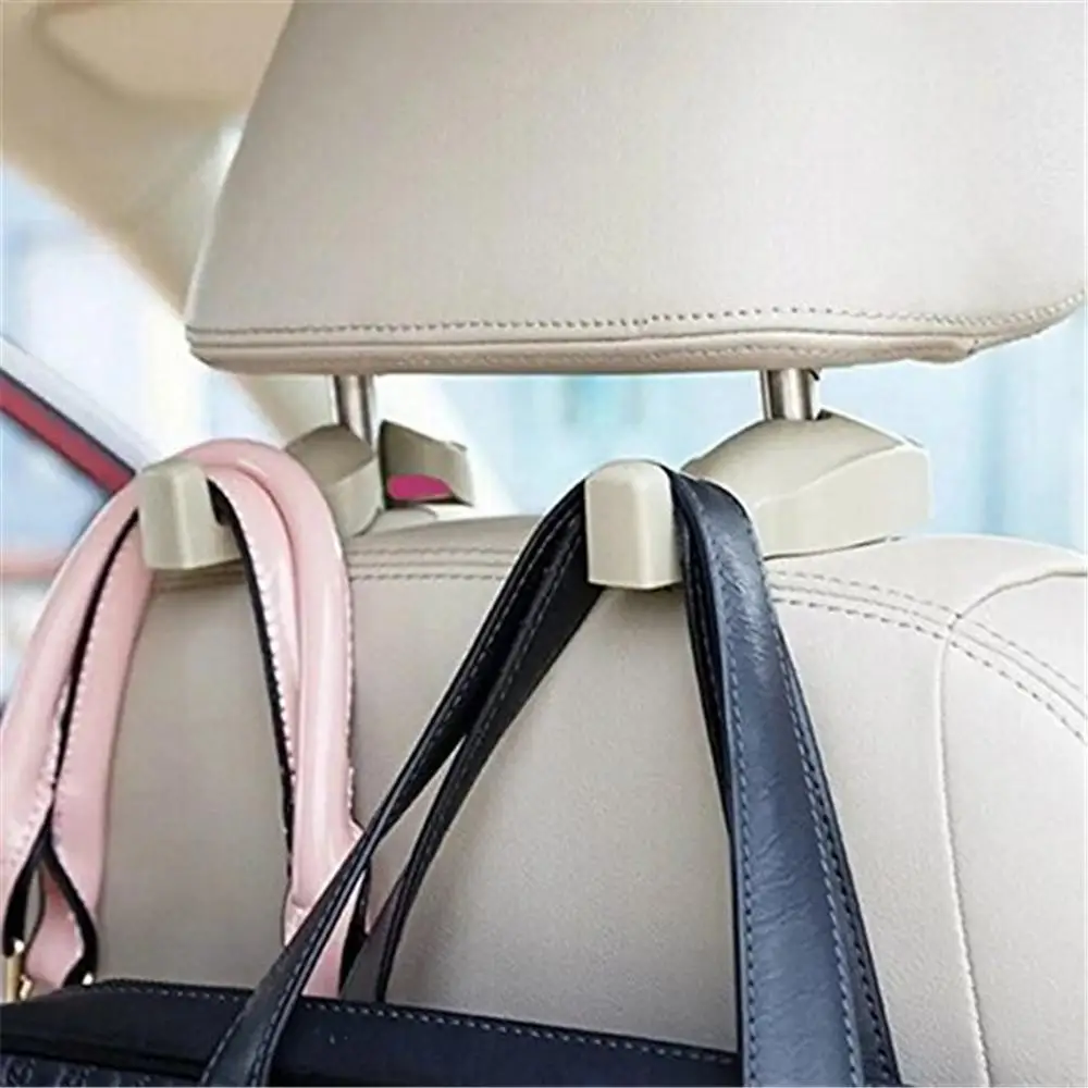

RASABOX - Automotive Seat Back Organizers, Universal Car Vehicle Back Seat Headrest Hanger Holder Hook for Bag Cloth Grocery