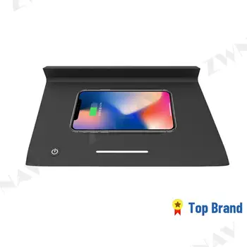 

QI Car Wireless Charger Quick Charge For Volkswagen Tiguan 2017-2018 for Iphone XR X for Huawei P30 Infrared Sensor Phone Holder