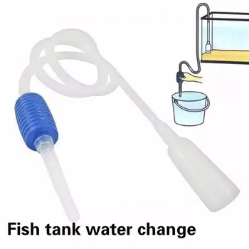 

Aquarium Water Filter Cleaner Change Syphon Auto Cleaning Tools Vacuum Fish Tank Gravel Pumping Filter Washer For Changing Water