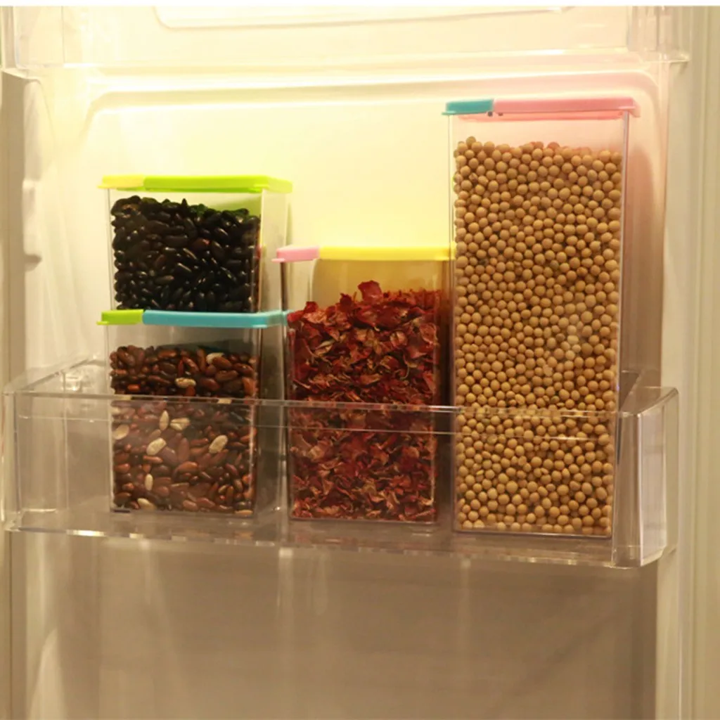 Прозрачная пластиковая емкость для хранения коробка сухая сушеная коробка для хранения еды ясный контейнер для хранения еды коробка кухня контейнер, инструменты