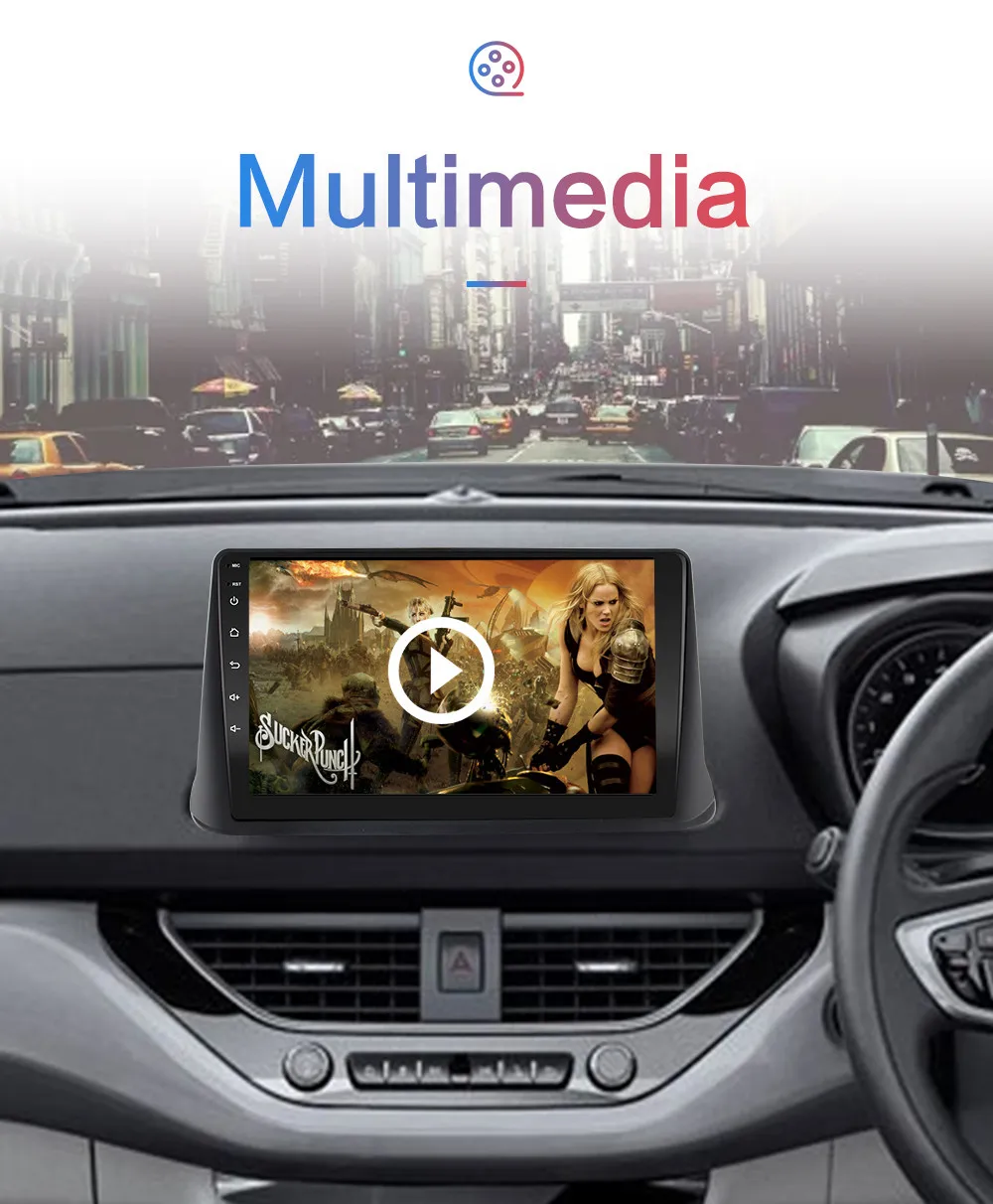 2 Din Android Автомагнитола для Tata nexon WiFi FM gps мультимедиа плеер навигация
