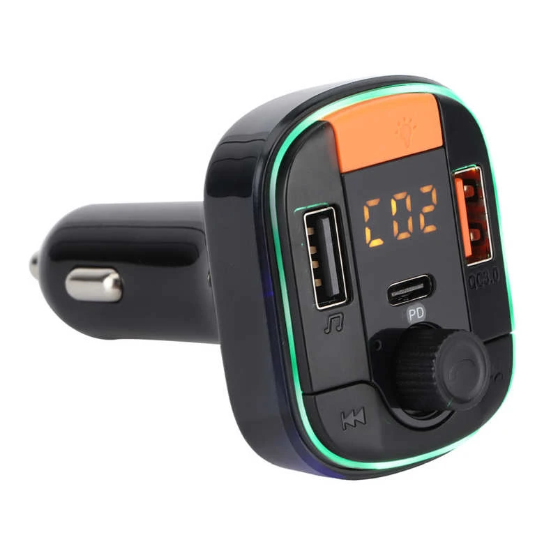 Reproductor MP3 Universal para coche, accesorio para automóvil, 2 puertos USB, QC3.0, carga rápida con libres|Kit Bluetooth coche| AliExpress
