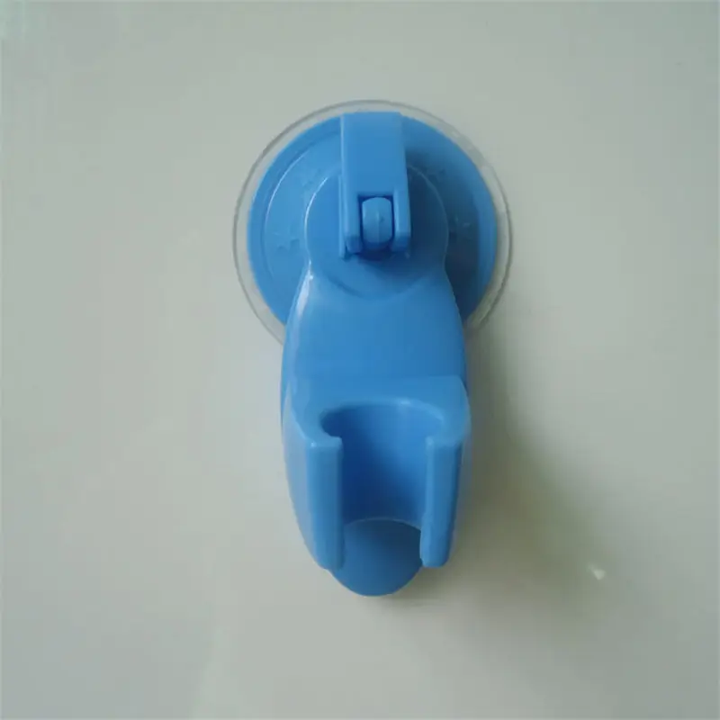 1pcs Home Bathroom Shower Head Holder Wall Suction Vacuum Cup Wall Mount Adjustable Faucet Holder High Quality Solid Sucker - Цвет: Синий