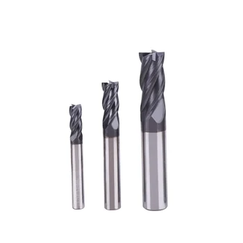 

ZGT Alloy Carbide Endmill HRC50 4 Flute Cnc Metal Cutter End Mill Milling Tools Tungsten Steel Milling Cutter 2mm 3mm 4mm 5mm