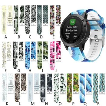 

22mm Silicone Strap For Garmin Fenix 5/5 Plus Quick Release Easy Fit WatchBand Bracelet For Garmin Forerunner 935 945 WristStrap