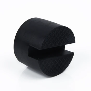

Stand Protector Support Rubber Jack Pad Weld Adapter Side Pinch Guard Car Tool Black Slotted Frame Rail Floor Durable