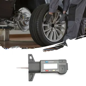 

High-Precision Electronic Digital Display Tread Depth Gauge Tread Gauge Depth Vernier Caliper Gauge 0-25Mm Car Accessories