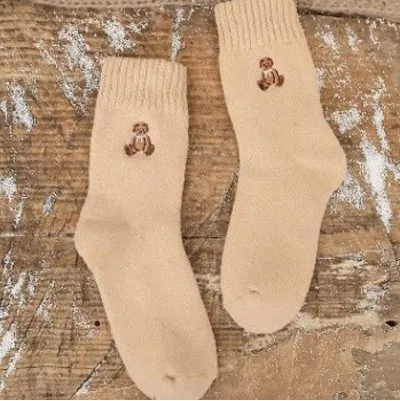 Beige Style 2 1 пара мужских коротких носков, модные толстые теплые носки унисекс из хлопка, Осенние Зимние рождественские повседневные одноцветные теплые носки - Цвет: Beige Style 2