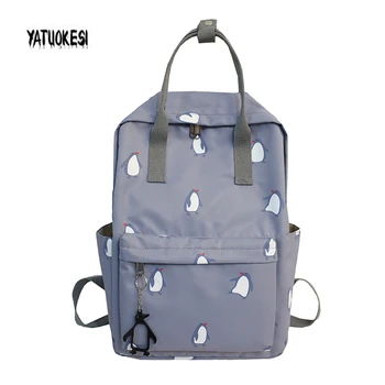 

Women Waterproof Nylon Backpack Korean Style Female Travel Backpacks College School Bag for Teenage Girls Book Mochilas 2020