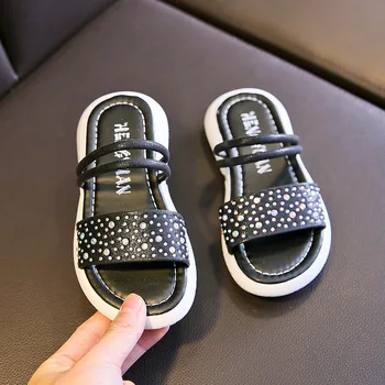 

Girl Shoes Baby Girls Sandals 2020 Summer New Sweet Hairballs Roman Shoe Kids Sandals Princess Beach Shoes Bohemian Baby Sandals