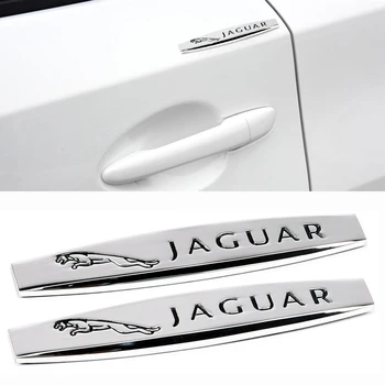 

2pcs Exterior Metal Decal for Jaguar XF XFL XJ XJL XE XEL XK XKR XJ6 I Pace Fpace Epace S-type F-type Etype Auto Protection
