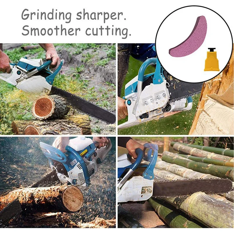 Chain Grinder Accessories Grinding Stone Fast for Saw Chain Sharpening Tools 6Pc