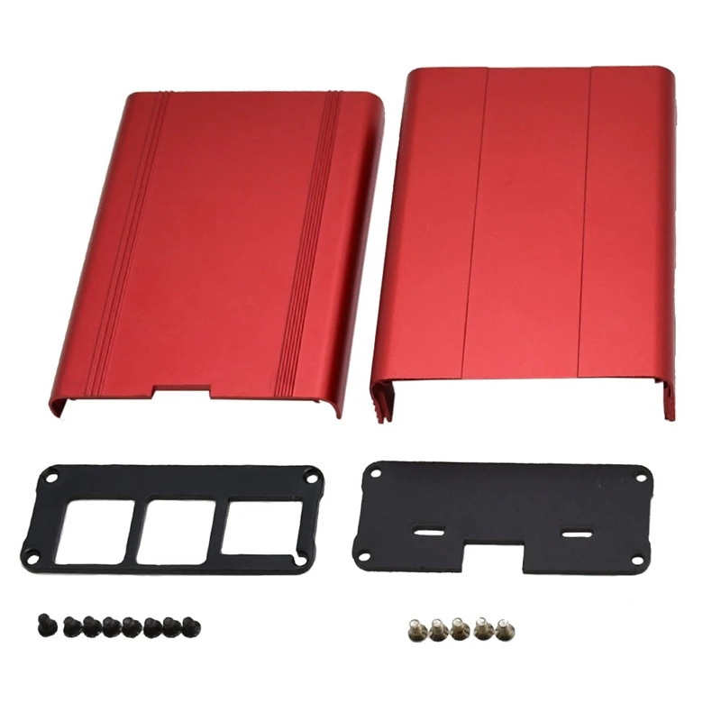 AAAE Топ- премиум Raspberry чехол Алюминий Корпус для Raspberry Pi 3B+/3 2B(красный