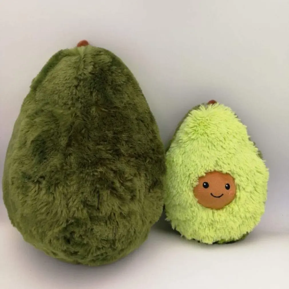 Милая плюшевая игрушка авокадо мягкая кукла для малышей мультяшная Подушка с