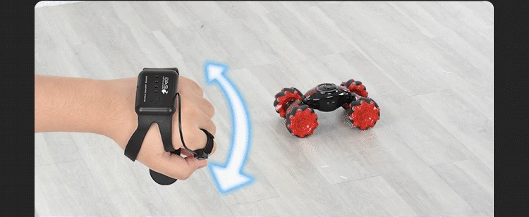 Gesto de Controle Fora de Estrada Stunt Remoto Trançado Carro Veículo Deriva Luz Música Dança Dupla Lado Condução Dublê Gesto rc 4 High Quality Brinquedos e hobbies