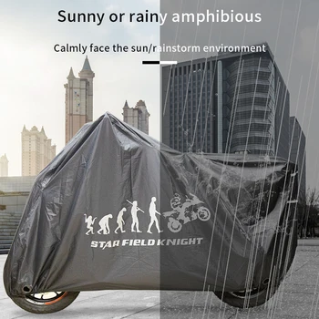 

Newest Motorcycle Covers Sunny or Rain Amphibious Outdoor Anti-UV Sun Dustproof Motorbike Scooter Reflective Covering Rain Cover