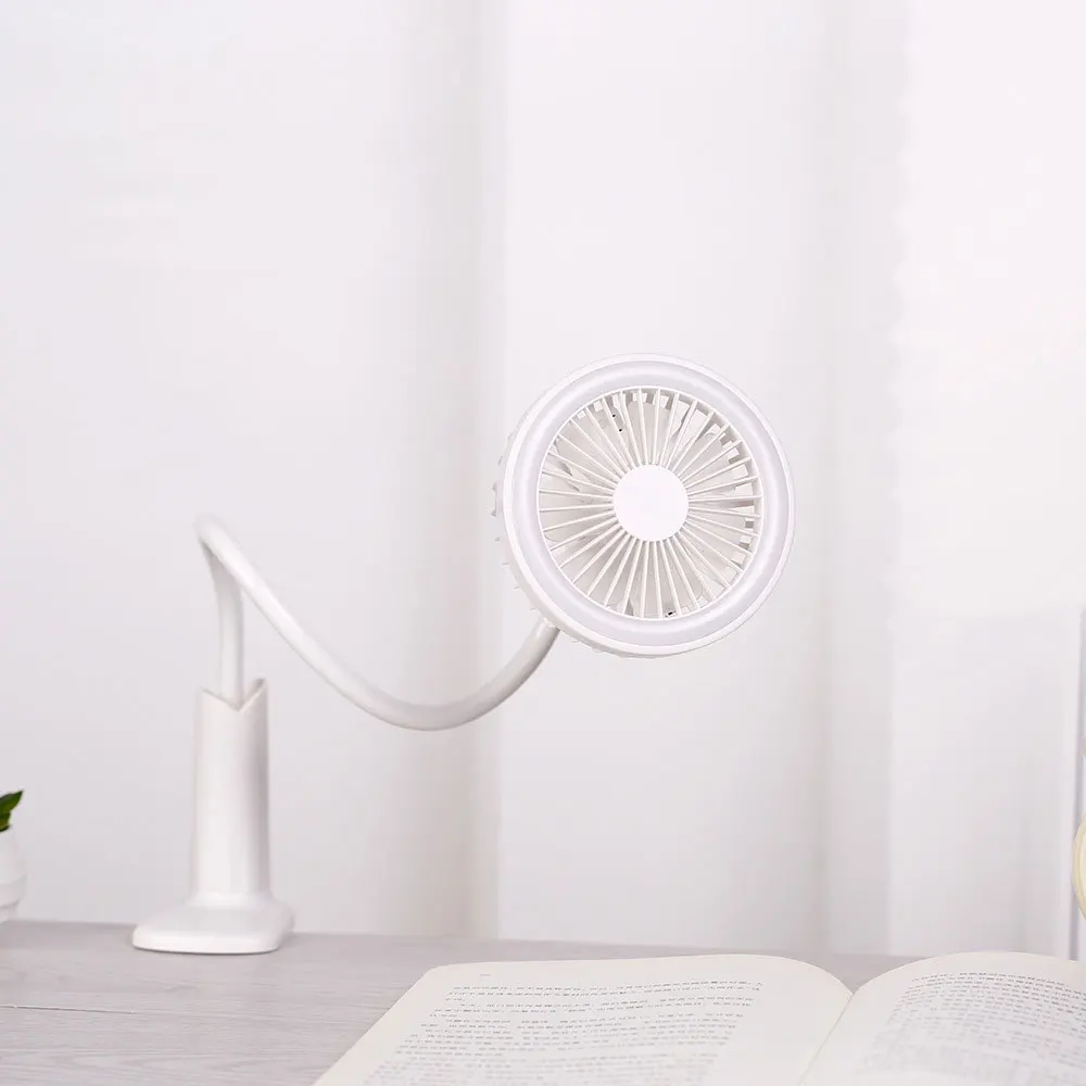 Reading Light LED Clip Booklight Book Lamp Flexible Portable Adjustable Mini Fan COB Rechargeable Torch Piano Music Stand Study