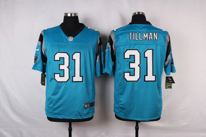 Purple Stitiched, Carolina, Cam Newton, Josh Norman, Luke Kuechly, Greg Olsen, Kelvin Benjamin Jersey - Цвет: Purple