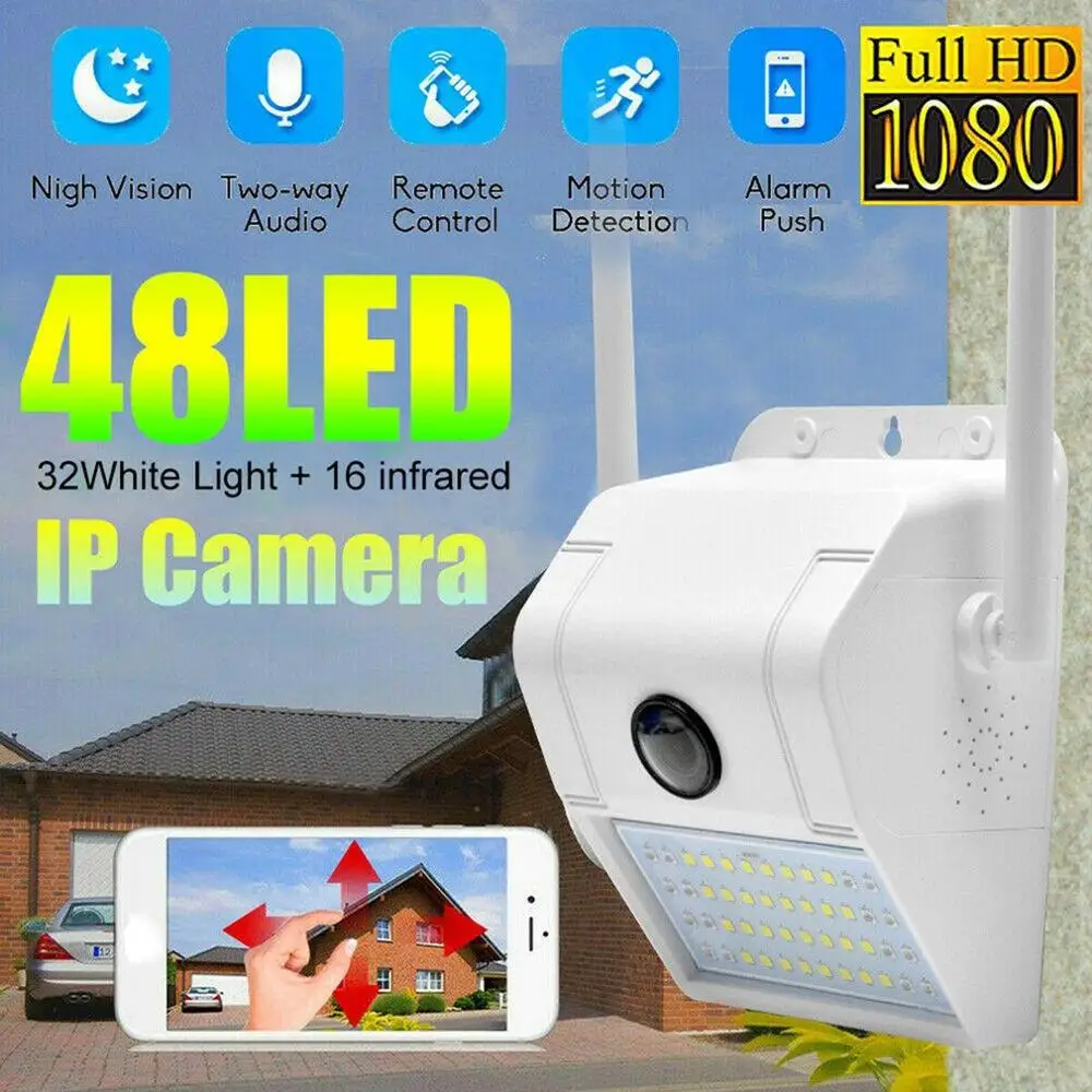 

Solar camera WiFi IP 1080P HD outdoor wireless security camera PIR motion detection surveillance CCTV