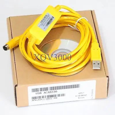 

DHL/EMS 10 Sets Programming Cable for USB-ACAB230 for DEL-TA PLC cable gold plating win windows 7 -g2