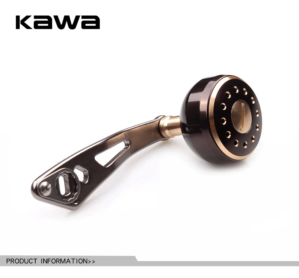 Kawa Новая алюминиевая катушка из сплава Ручка Катушка аксессуар 8x5 мм для Abu и Daiwa 37g Левая и правая рука может обменять