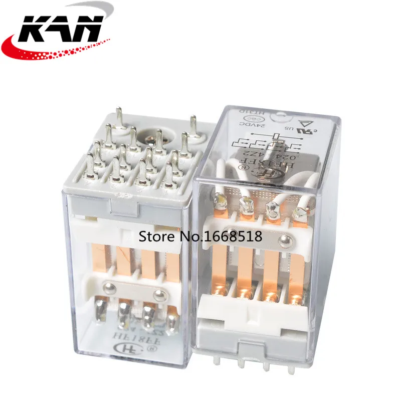Упаковками(10 шт./лот) HONGFA HF JZX-18FF-024-4Z2 HF18FF-024-4Z2 24VDC 14 шпильки 5A Мощность реле