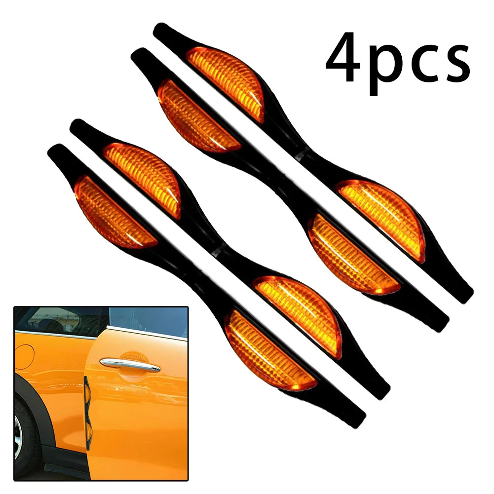 4/2PCS Car Door Protectors Reflectors Door Guards Prevent Scratches