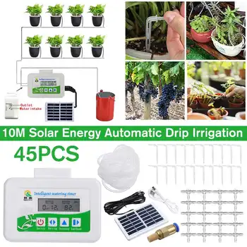 

Solar Water Timer Sprinkler Controller Automatic Micro Drip Irrigation System Home Smart Plant Drip Watering Kit Garden Supplies