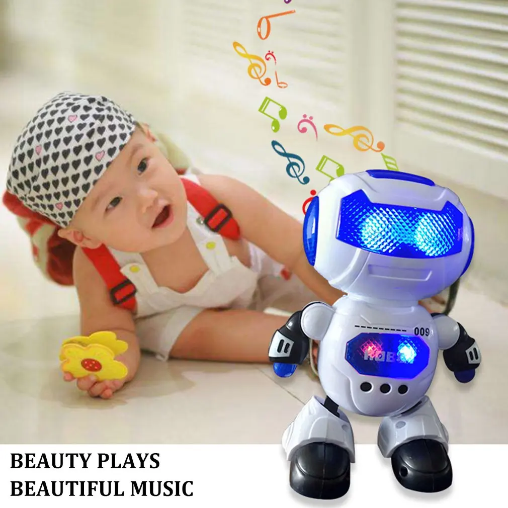 Toys for Children Dance and Music Robot Action Children's Electric Toys Hyun Dance Robot Rotating Light Music