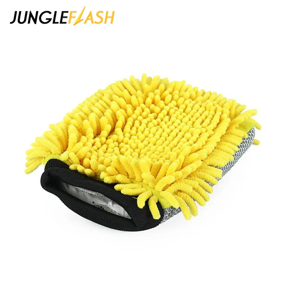 JUNGLEFLASH перчатка для мытья машины Коралловая митенка мягкая устойчивая к