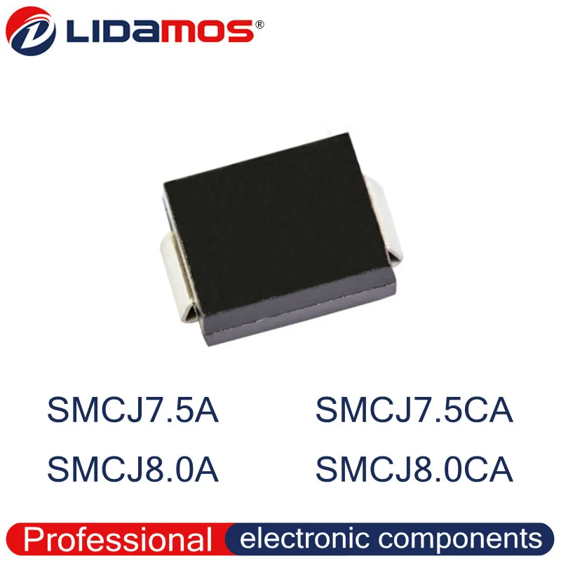 850 шт. TVS SMCJ7.5A GDP SMCJ7.5CA BDP SMCJ8.0A GDR SMCJ8.0CA BDR SMC DO-214AB SMD диод подавления переходников