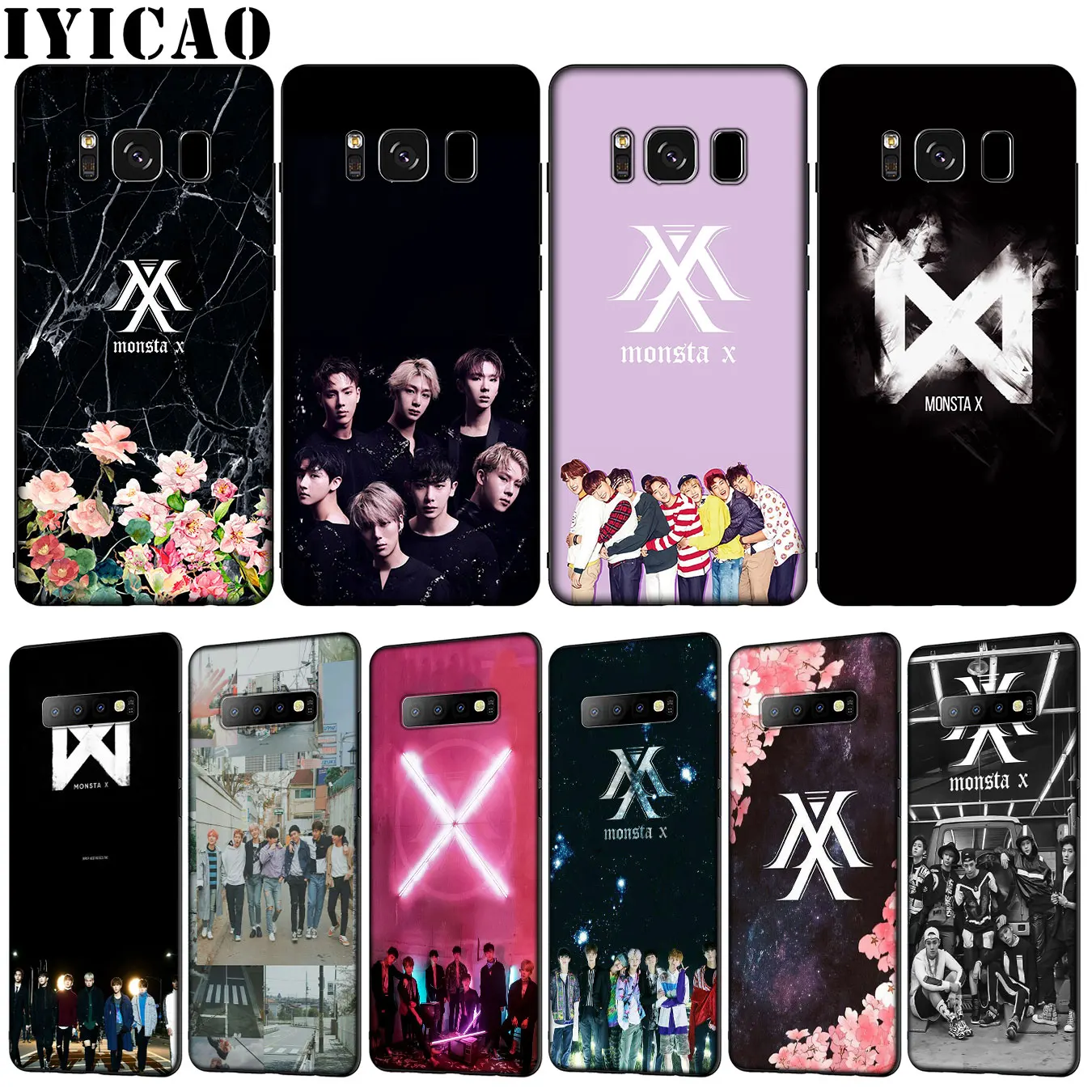 Мягкий силиконовый чехол Monsta X из ТПУ для Samsung Galaxy S20 Ultra S10 Lite S9 S8 Plus S6 S7 Edge S10e |