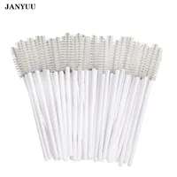 1000Pcs/lot Disposable Micro Eyelash Brushes Mascara Wands Applicator Cosmetic Brushes Comb White Eyelash Extension Makeup Tool 1