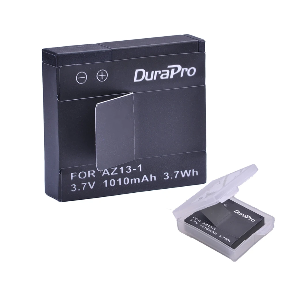 Аккумулятор для камеры AZ13 1 1010 мАч 2 шт. Перезаряжаемый Akku + USB двойное зарядное